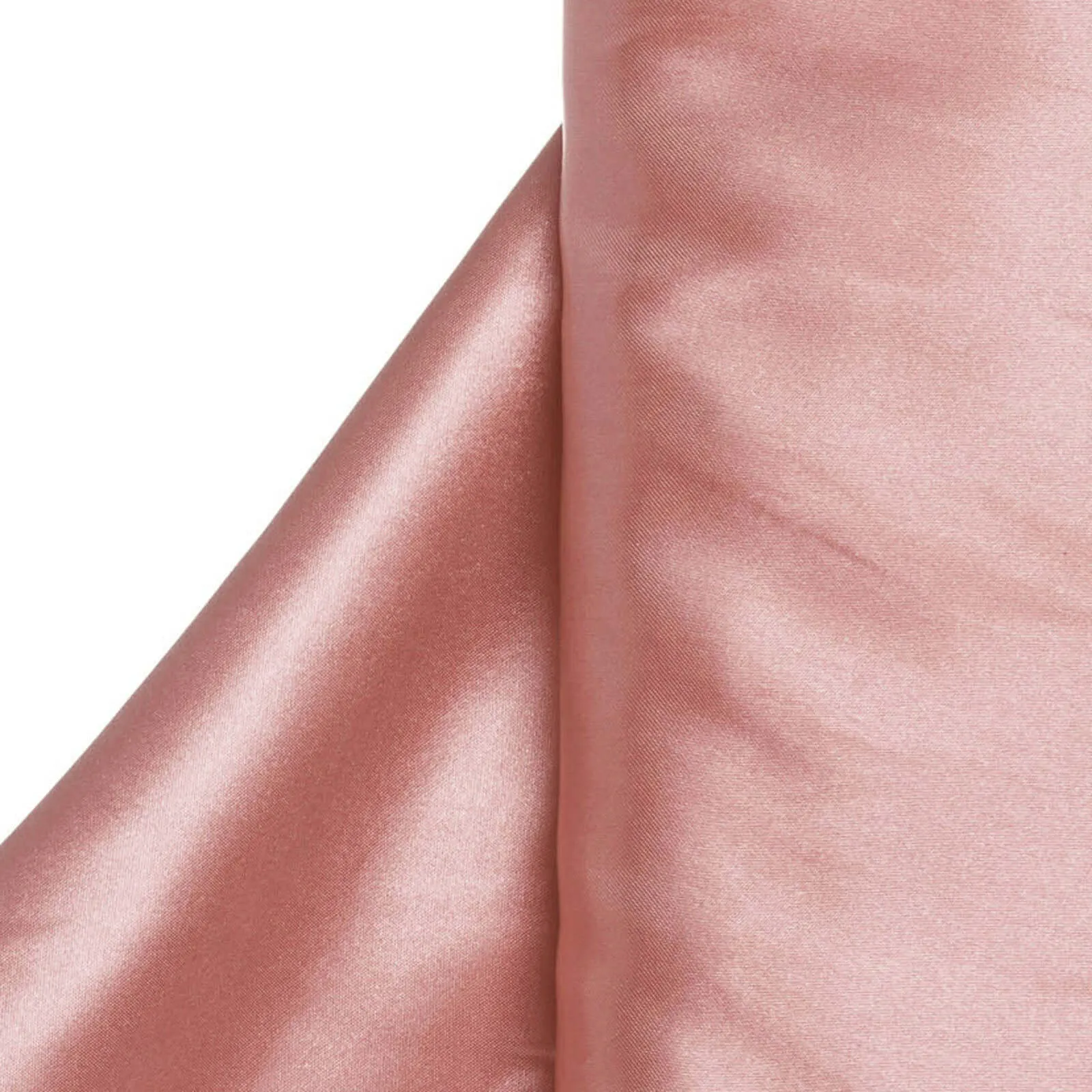 10 Yards 54" Dusty Rose Satin Fabric Bolt