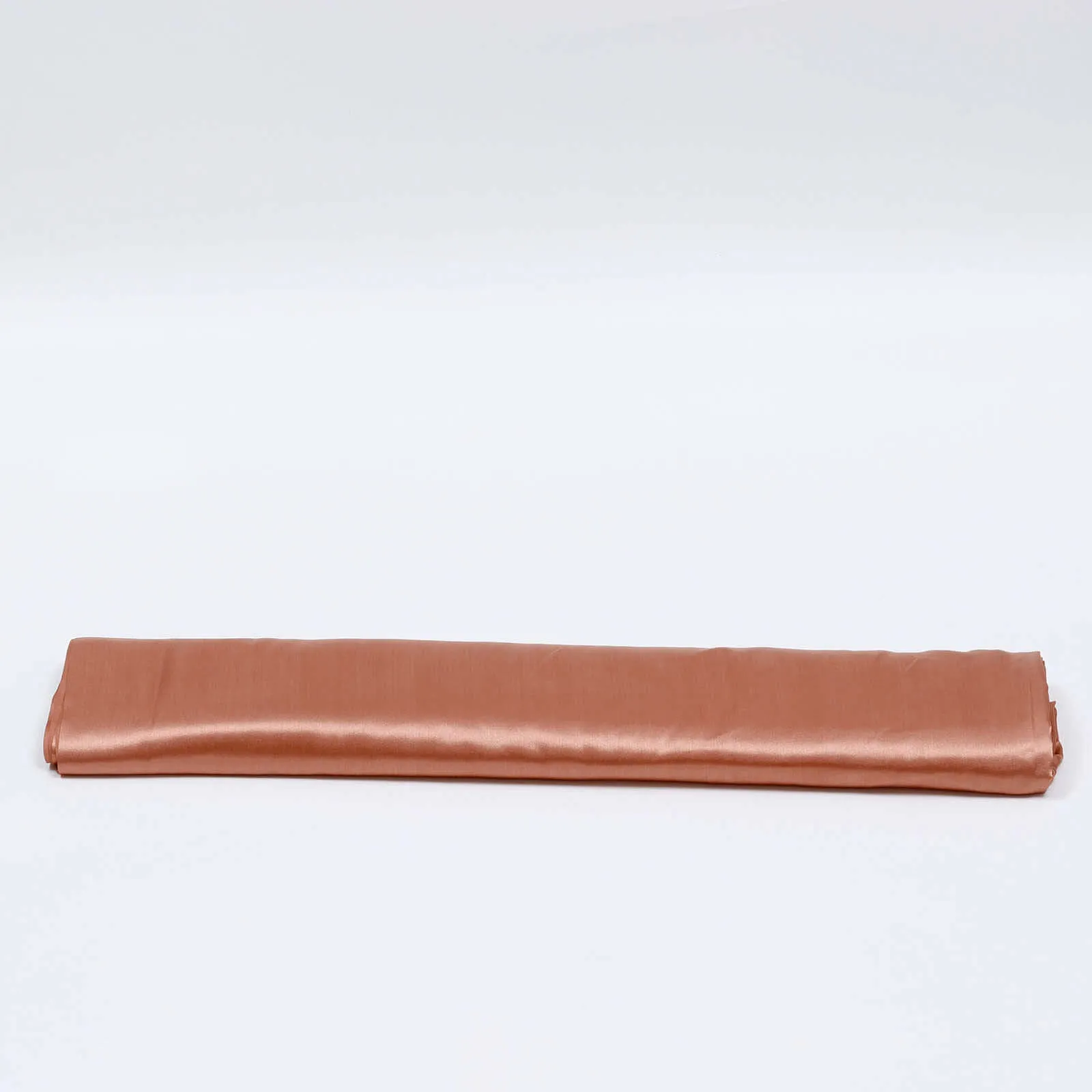 10 Yards 54" Terracotta (Rust) Satin Fabric Bolt