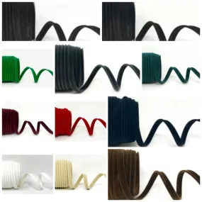 10mm Flanged Velvet Piping - Sold by the 25 Metre Roll