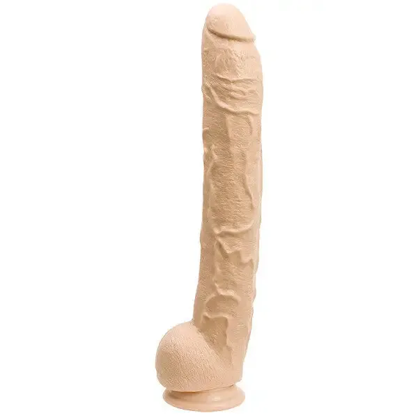 15-inch Doc Johnson Pvc Flesh Pink Large Realistic Dildo