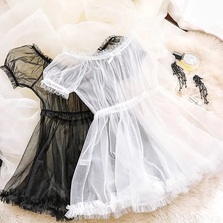 2-piece Babydoll Nymphet Vintage Lolita Lingerie Set