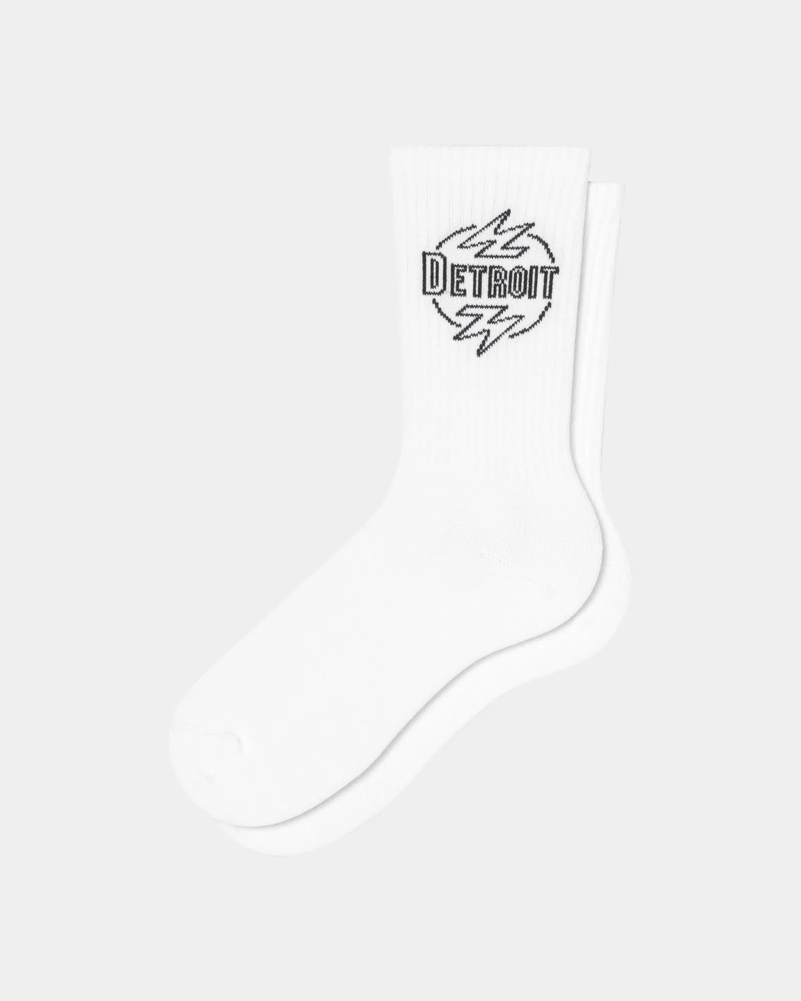 Ablaze Socks | White / Black