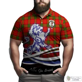 Adair Tartan Polo Shirt with Alba Gu Brath Regal Lion Emblem