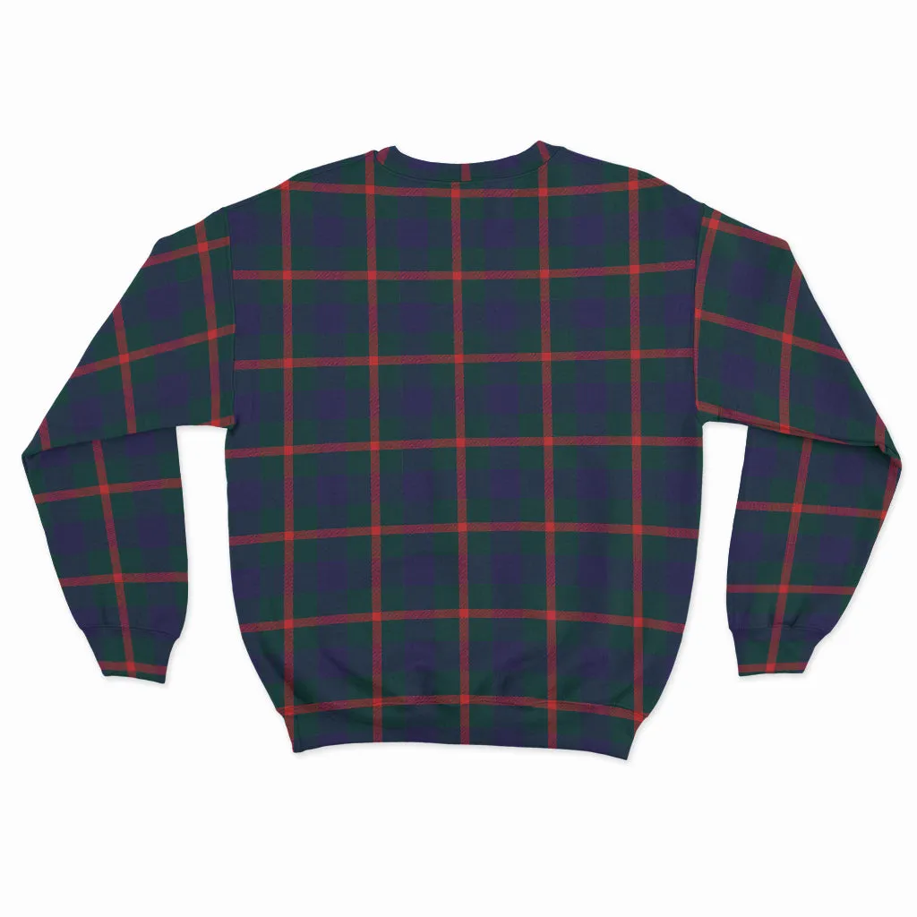 Agnew Tartan Sweatshirt with Family Crest