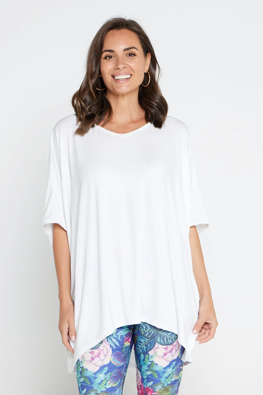 Alana Bamboo Top - White