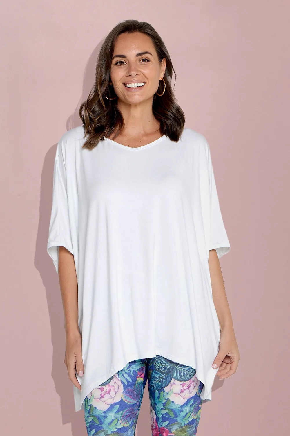 Alana Bamboo Top - White