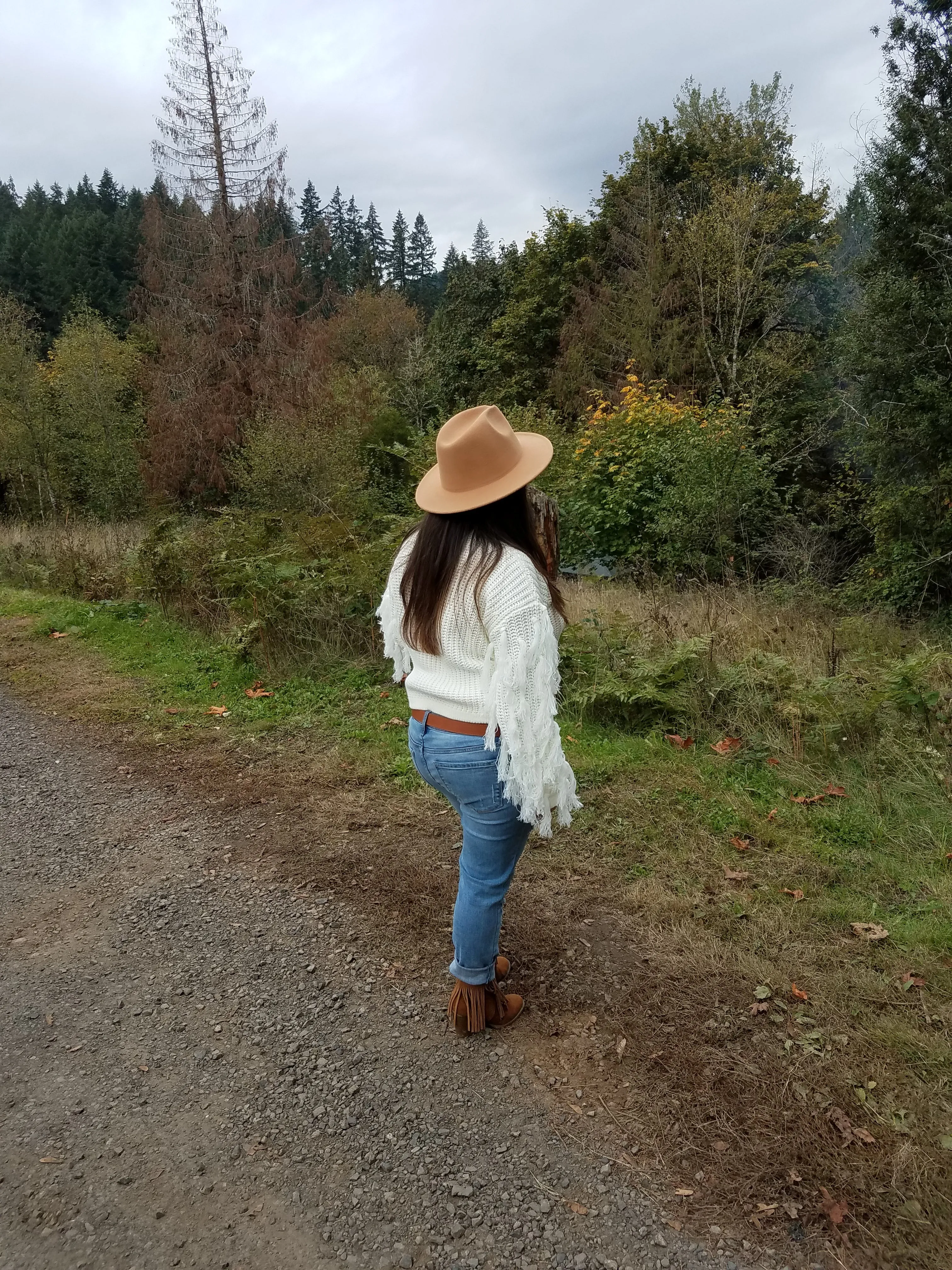 All About The Fringe Sweater