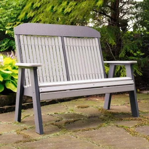 Amish 4' Classic Poly Outdoor Bench