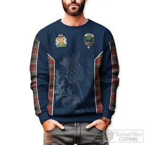 Anderson of Arbrake Tartan Sweatshirt with Family Crest and Scottish Thistle Vibes Sport Style