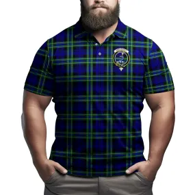 Arbuthnot Modern Tartan Men's Polo Shirt with Family Crest