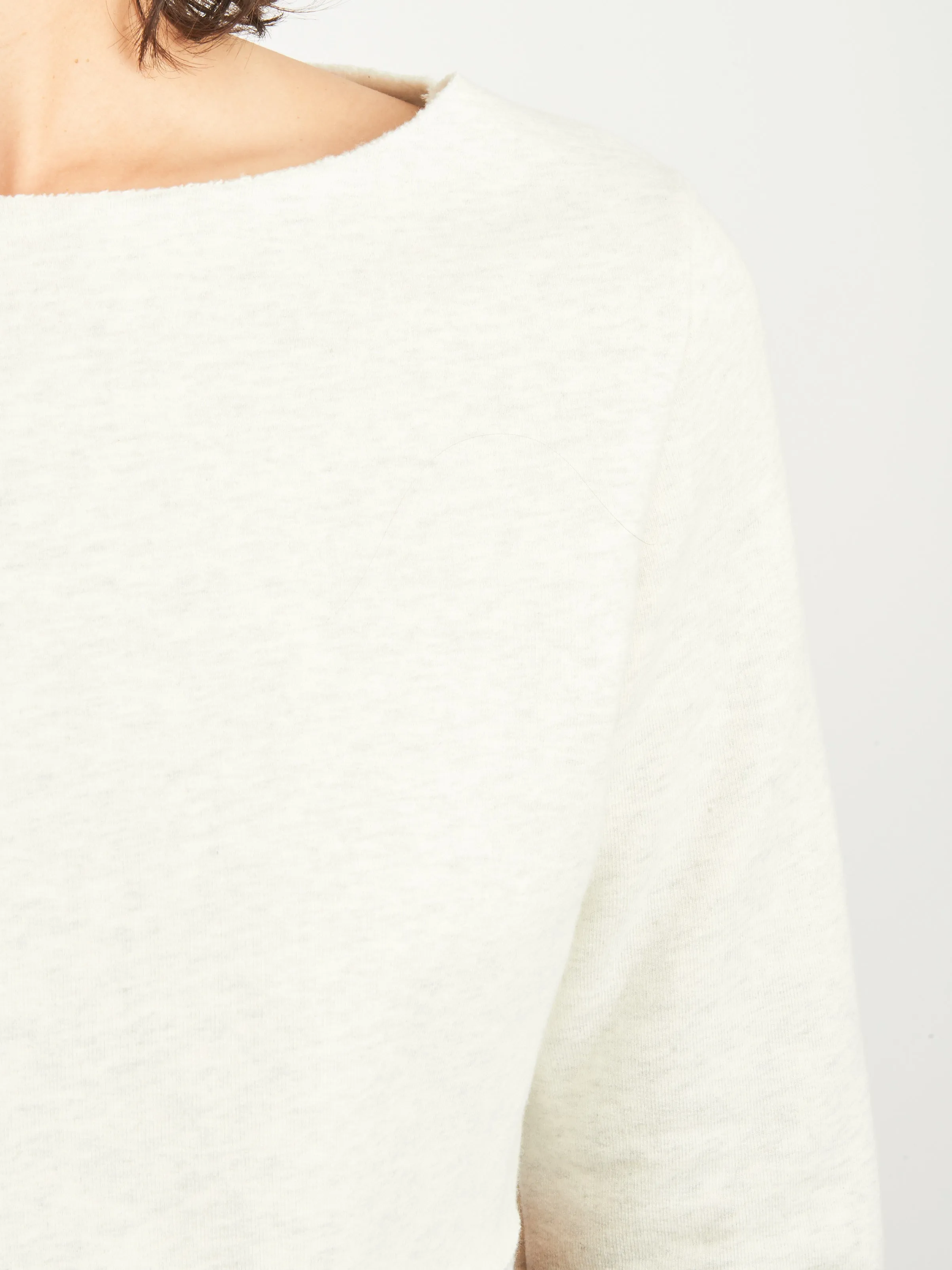 Ash Grey Joanna Crop Sweatshirt