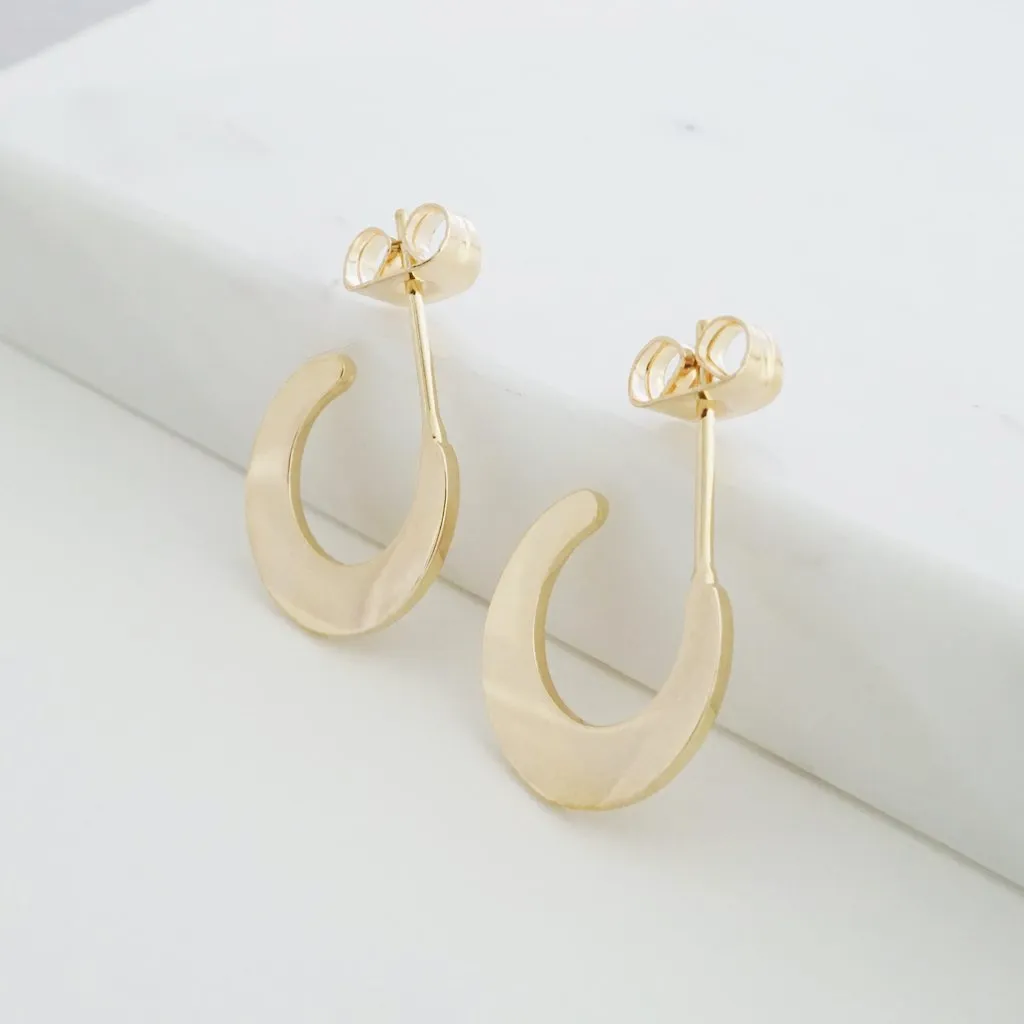 Aura Moon Hoops - Final Sale