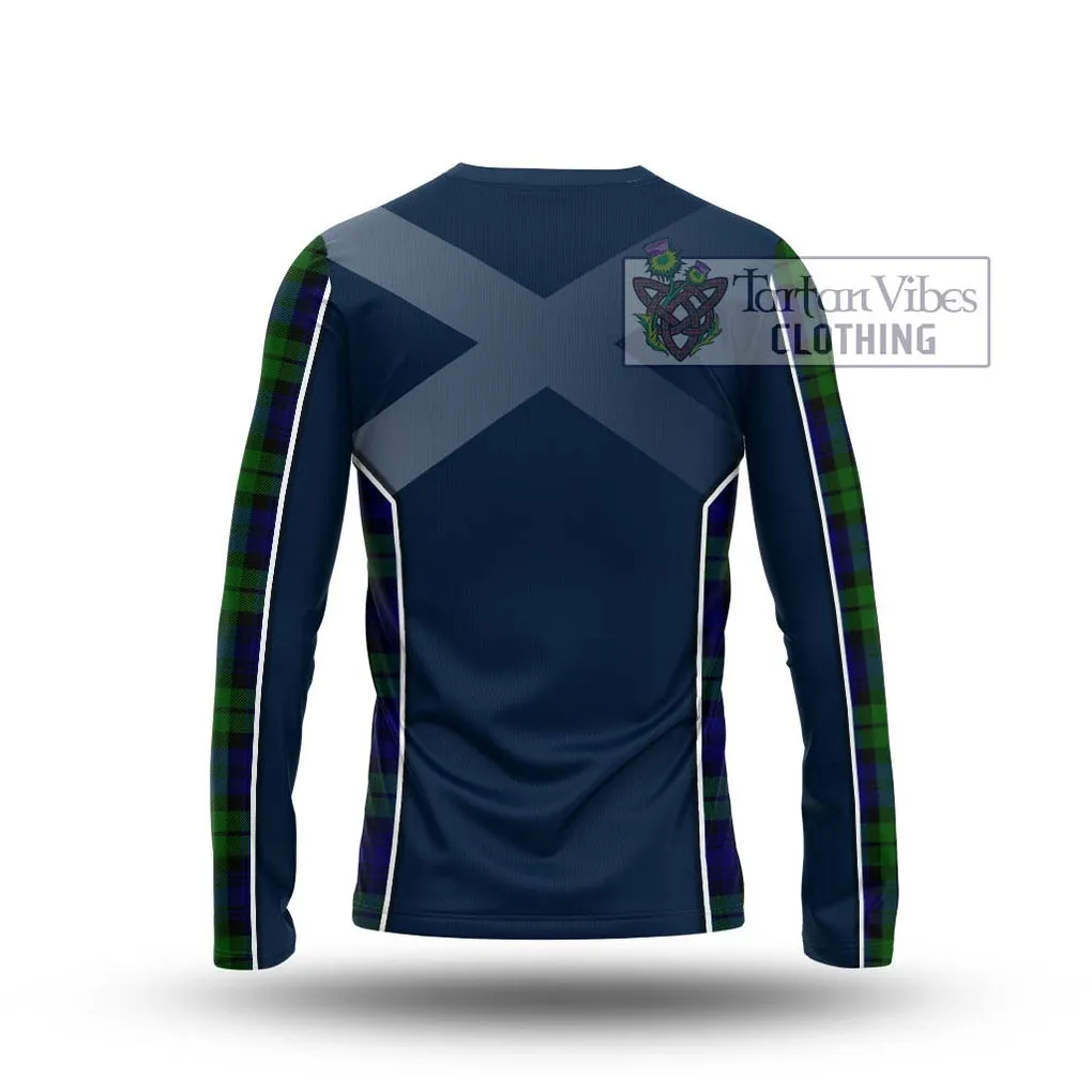 Bannatyne Tartan Long Sleeve T-Shirt with Family Crest and Lion Rampant Vibes Sport Style