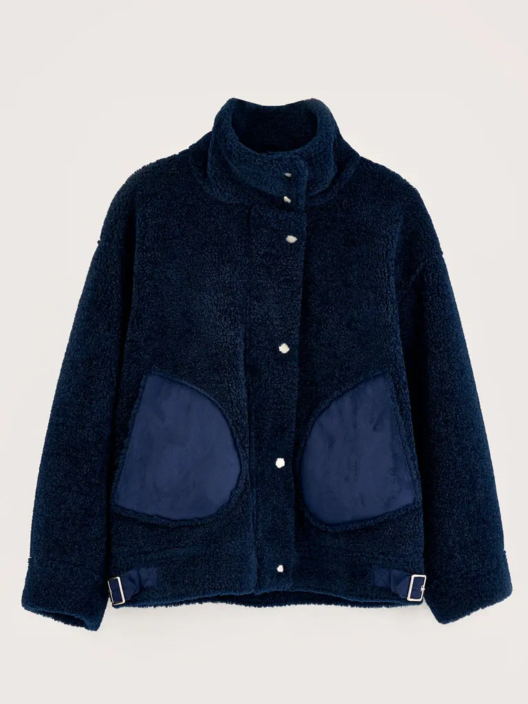 Bellerose Edwige Fleece Jacket in Naval