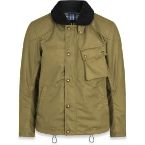 Belstaff Convoy Waxed Cotton Jacket Olive