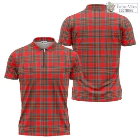 Binning Tartan Zipper Polo Shirt