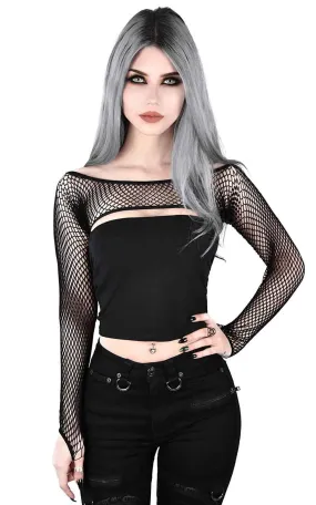 Bite Me Fishnet Bolero