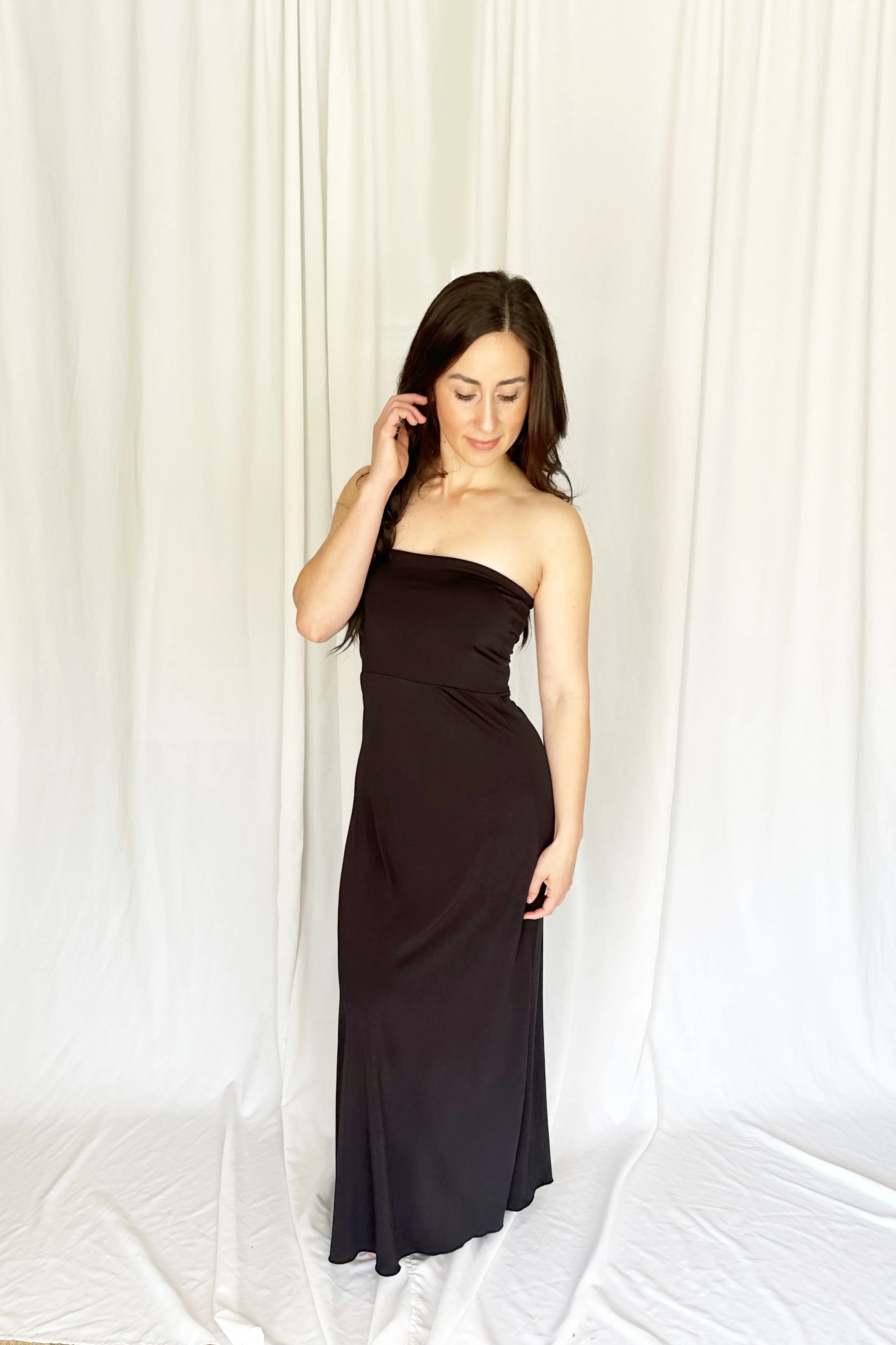 Black Maui Maxi Dress/Skirt