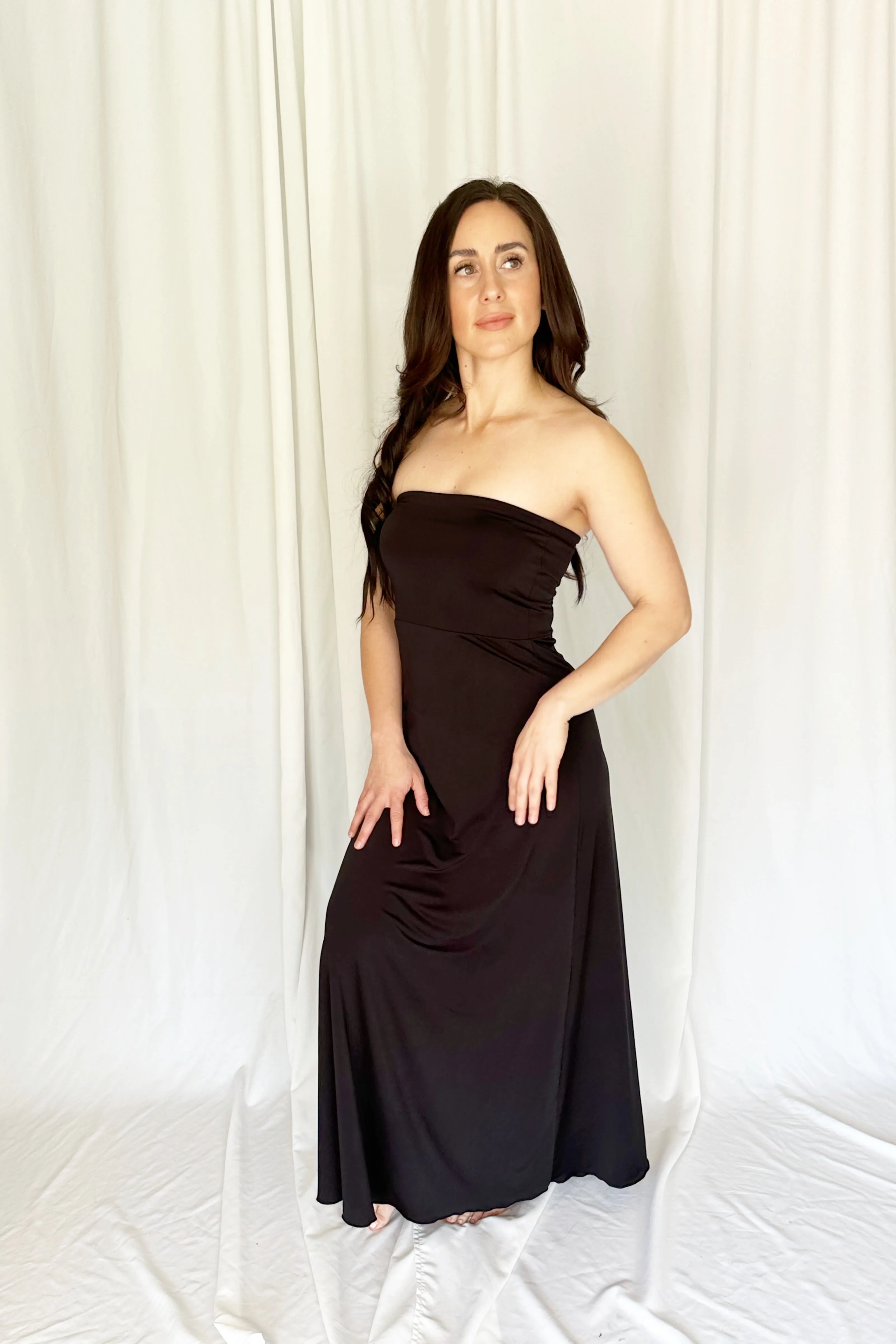 Black Maui Maxi Dress/Skirt