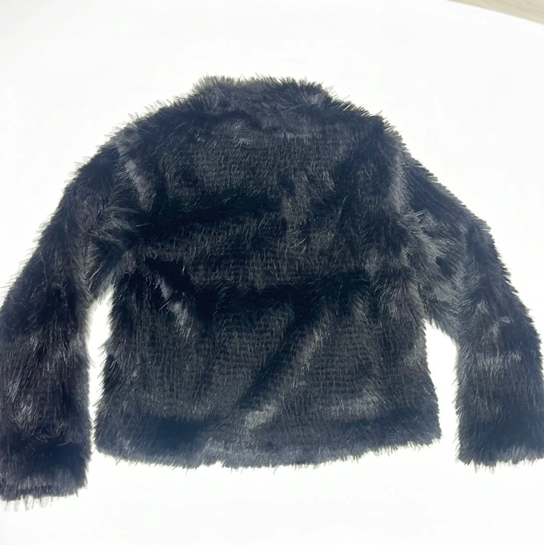 Black MIA Fur Coat