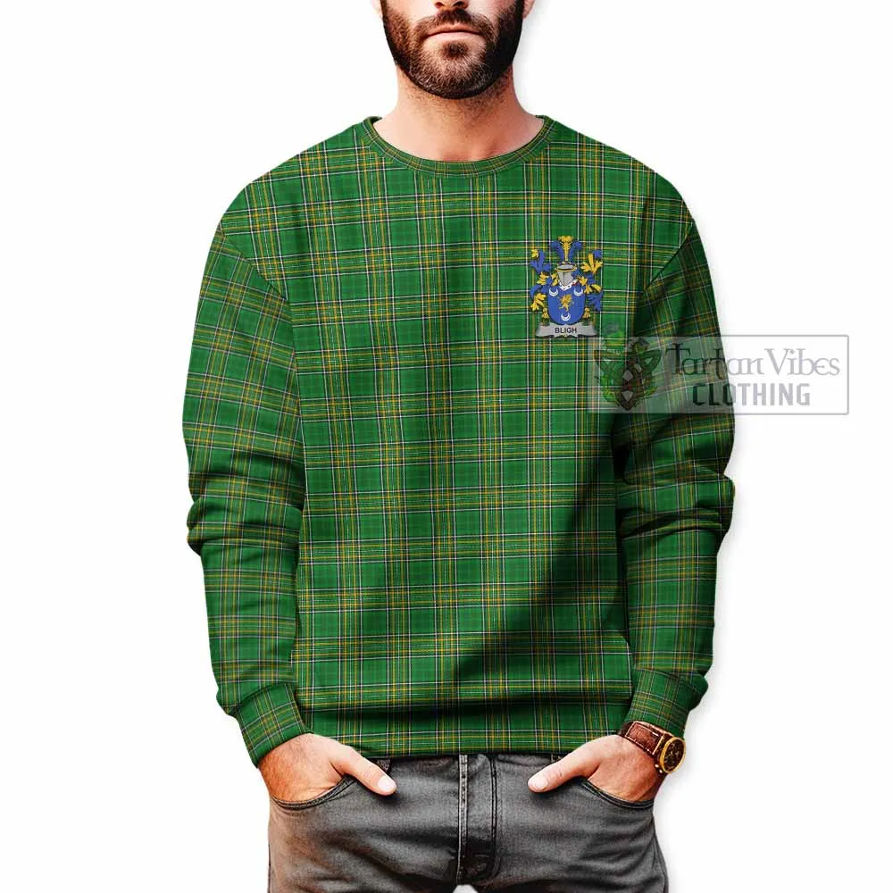 Bligh Irish Clan Tartan Sweatshirt with Coat of Arms