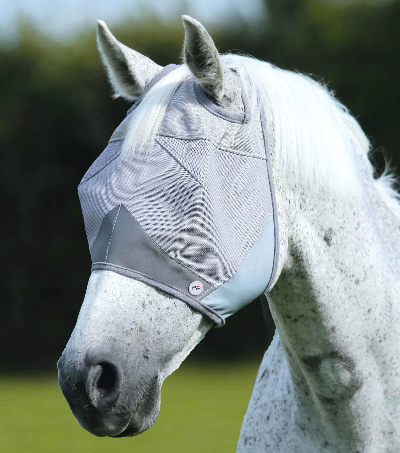 Buster Fly Mask Standard Silver