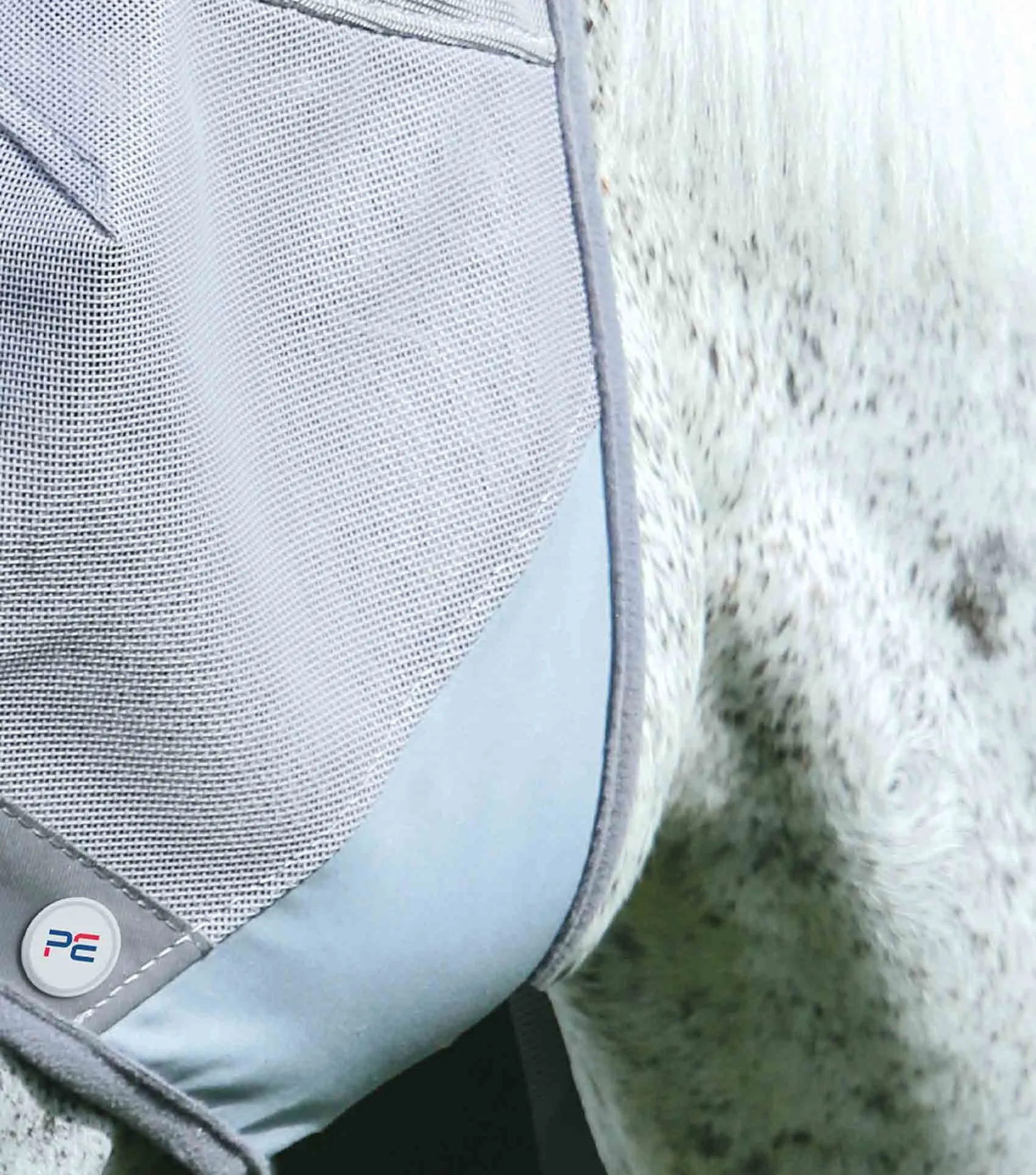 Buster Fly Mask Standard Silver