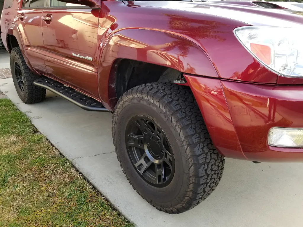 Cali Raised LED 2003-2009 Toyota 4runner Step Edition Bolt On Rock Sliders