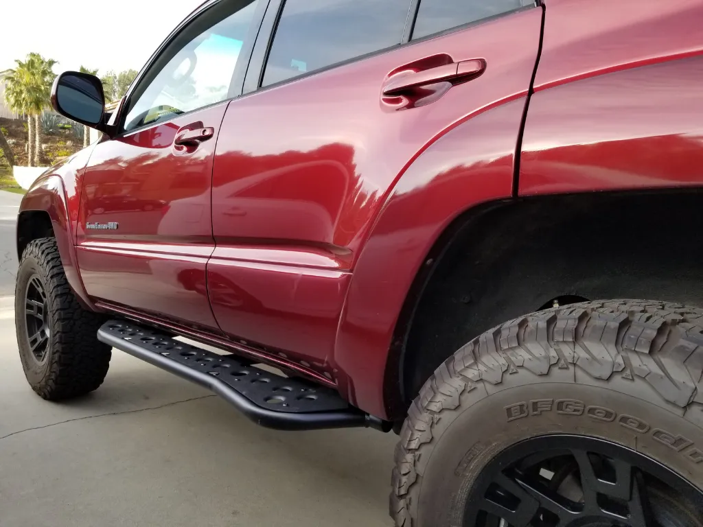 Cali Raised LED 2003-2009 Toyota 4runner Step Edition Bolt On Rock Sliders