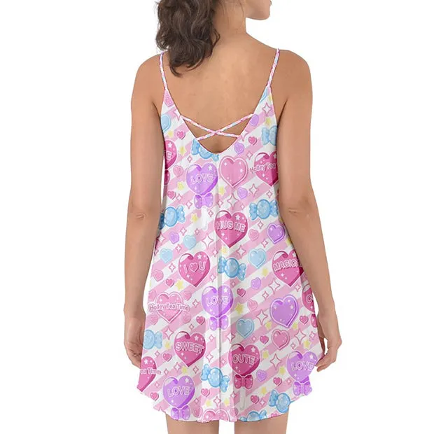 Candy Love Hearts (Colorful Cutie) Love The Sun Chiffon Dress