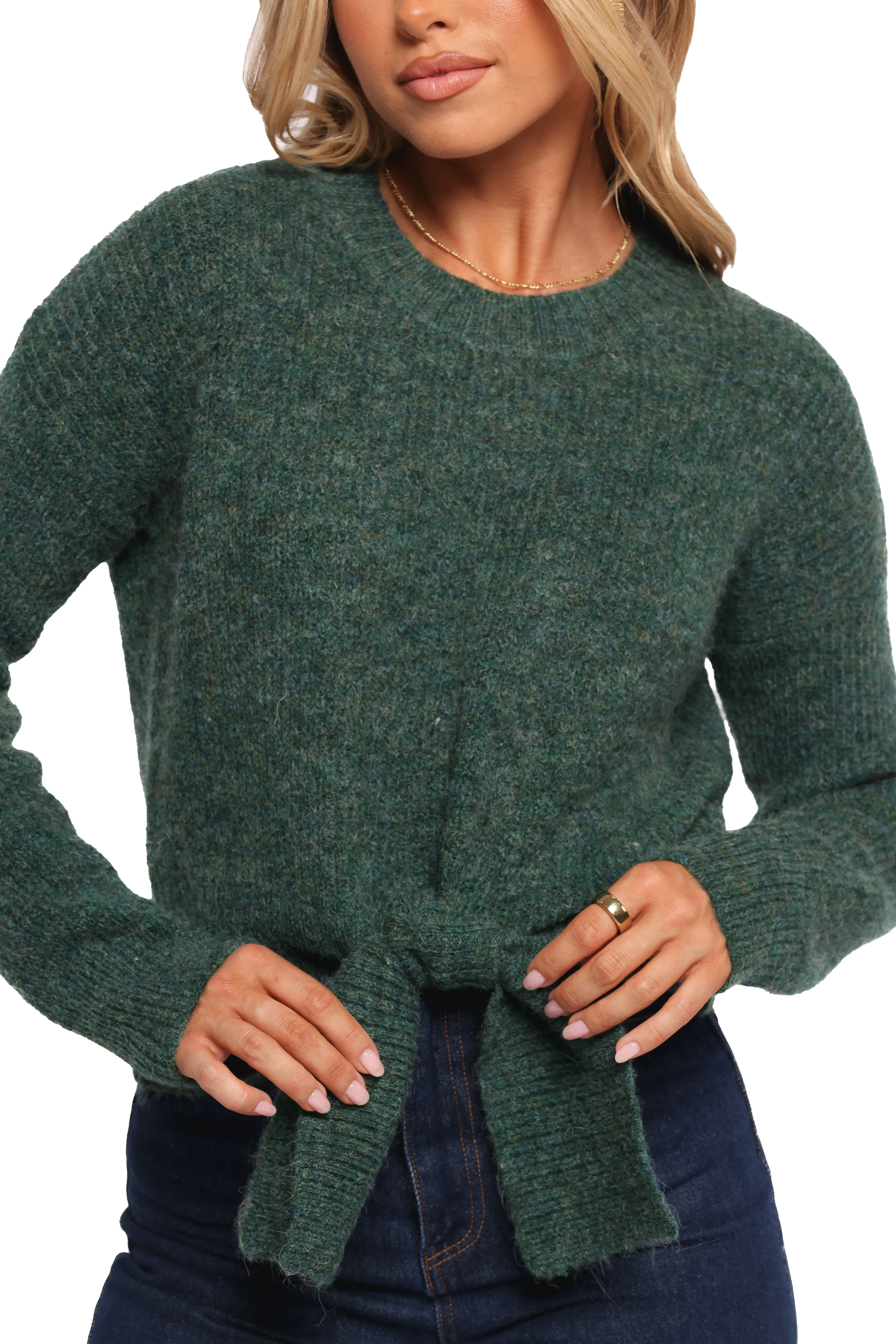 Captivate Knit Sweater - Emerald