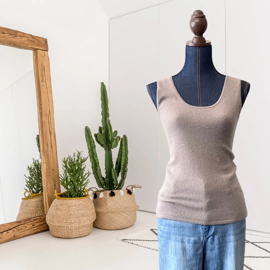 Cashmere Tank Top Sweater