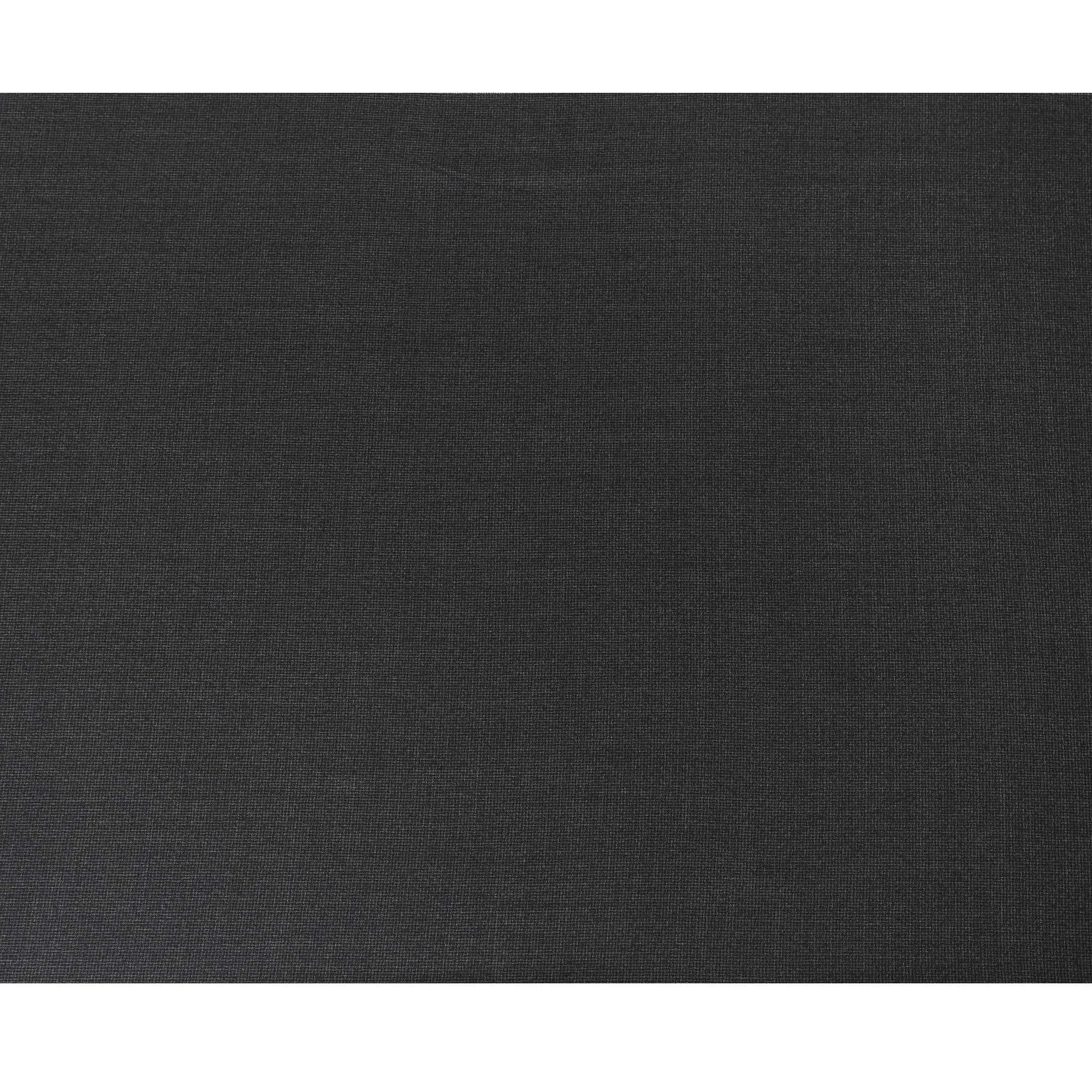 Charcoal grey Premium super 120's English wool suiting fabric with black self design-D11439