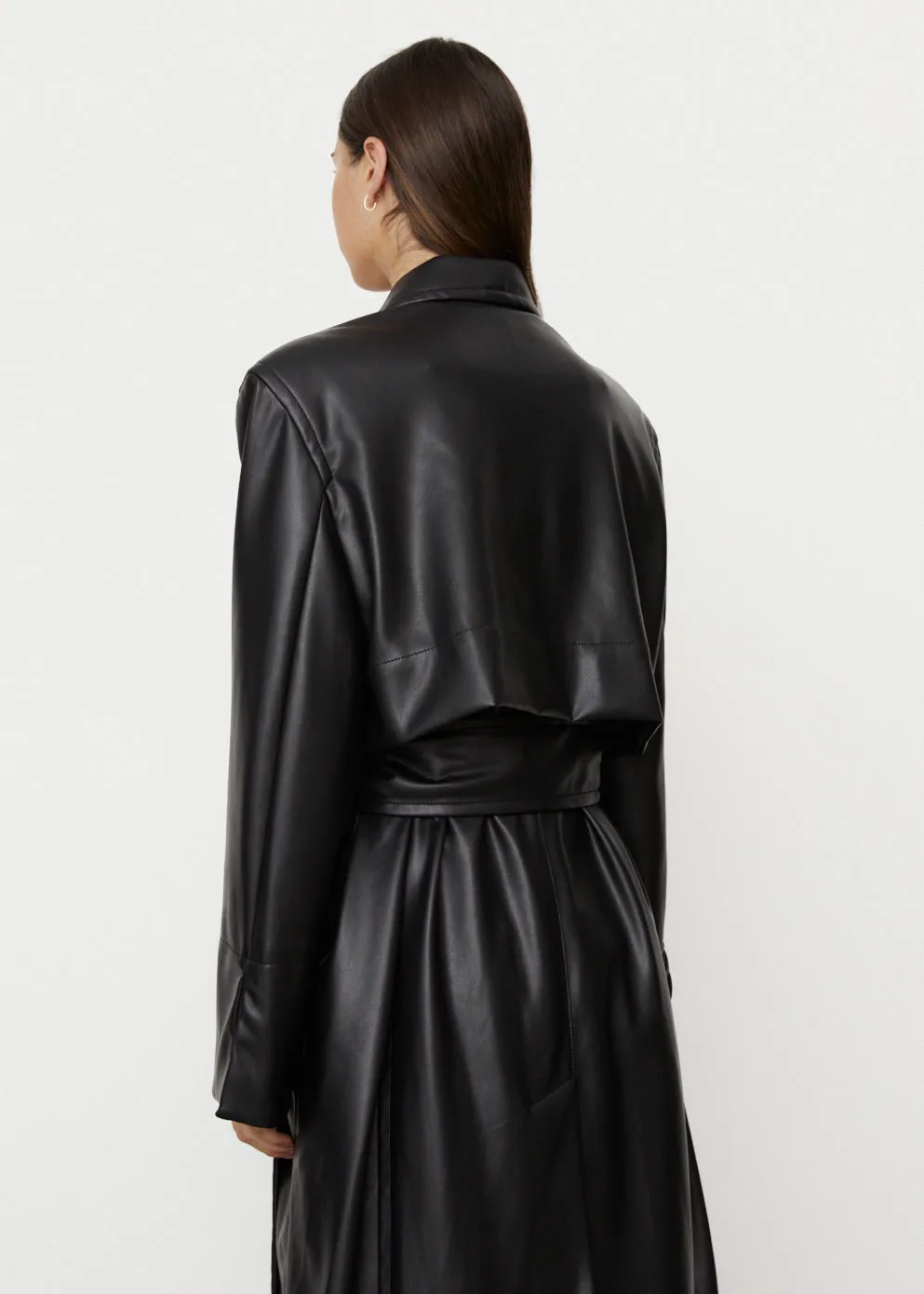 Classico Vegan Leather Driving Coat