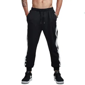 Contrast Patchwork Cotton Jogger Pant