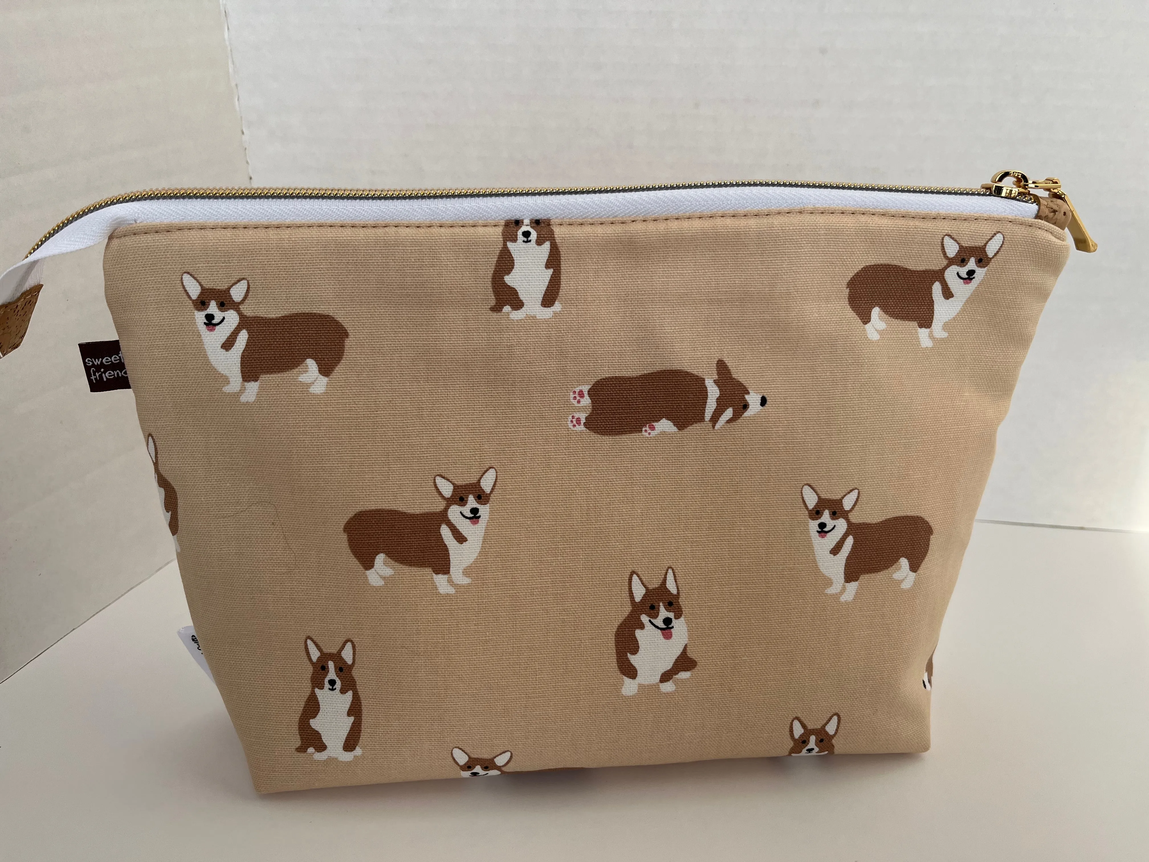 Corgi Dogs Cosmetics Bag Zipper Pouch