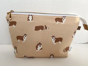 Corgi Dogs Cosmetics Bag Zipper Pouch