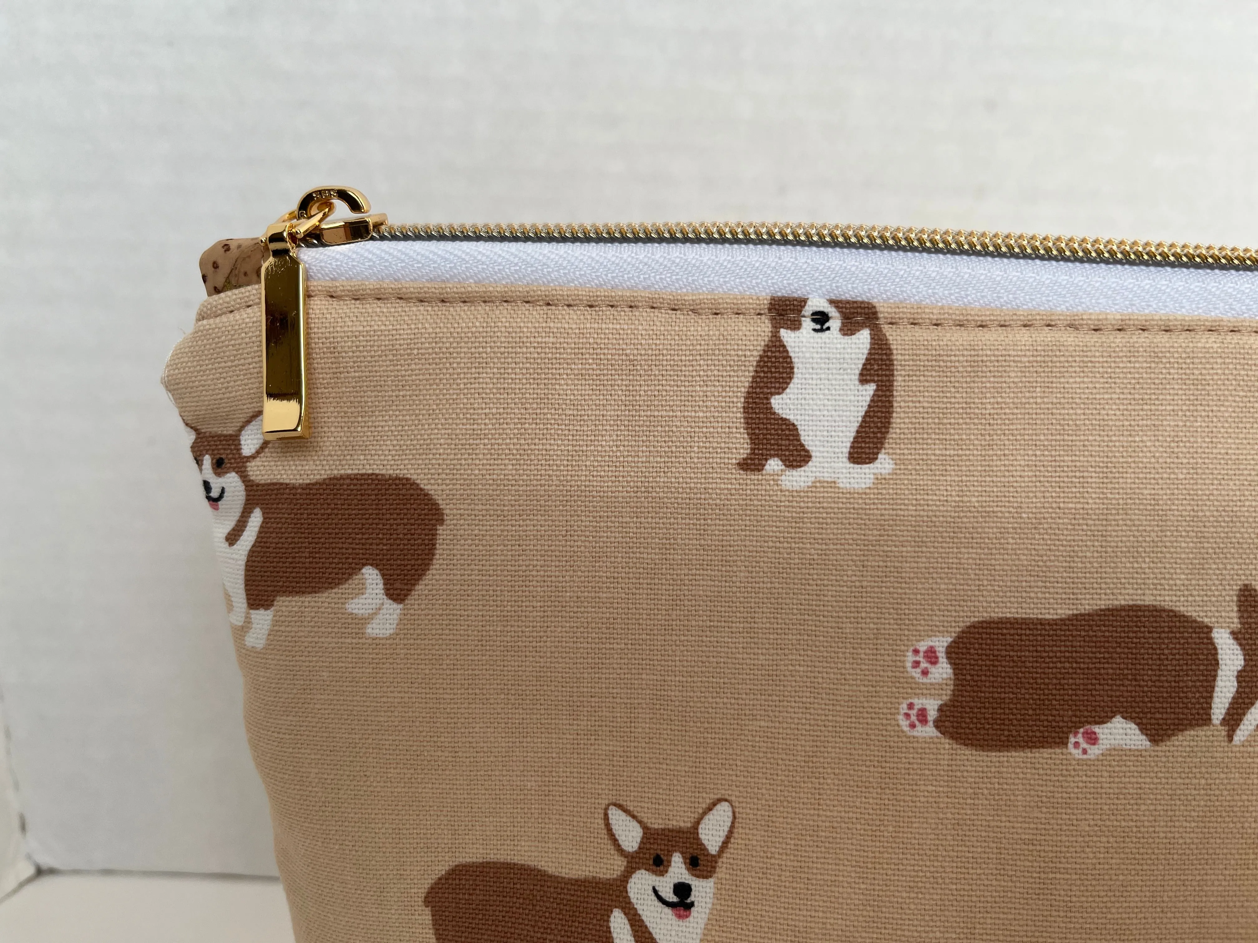 Corgi Dogs Cosmetics Bag Zipper Pouch