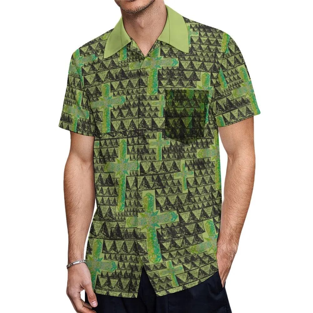 Cross Men's Button-Up Shirt