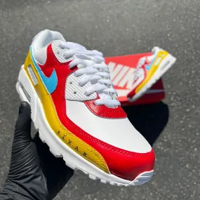 Custom Painted Pixar Nike Air Max 90 Sneakers