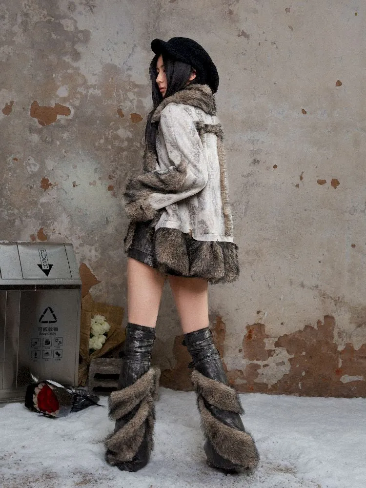 Deerskin velvet fur coat【s0000010491】