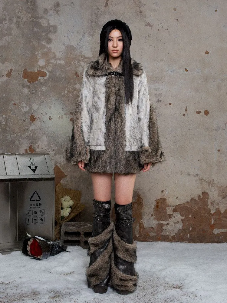 Deerskin velvet fur coat【s0000010491】