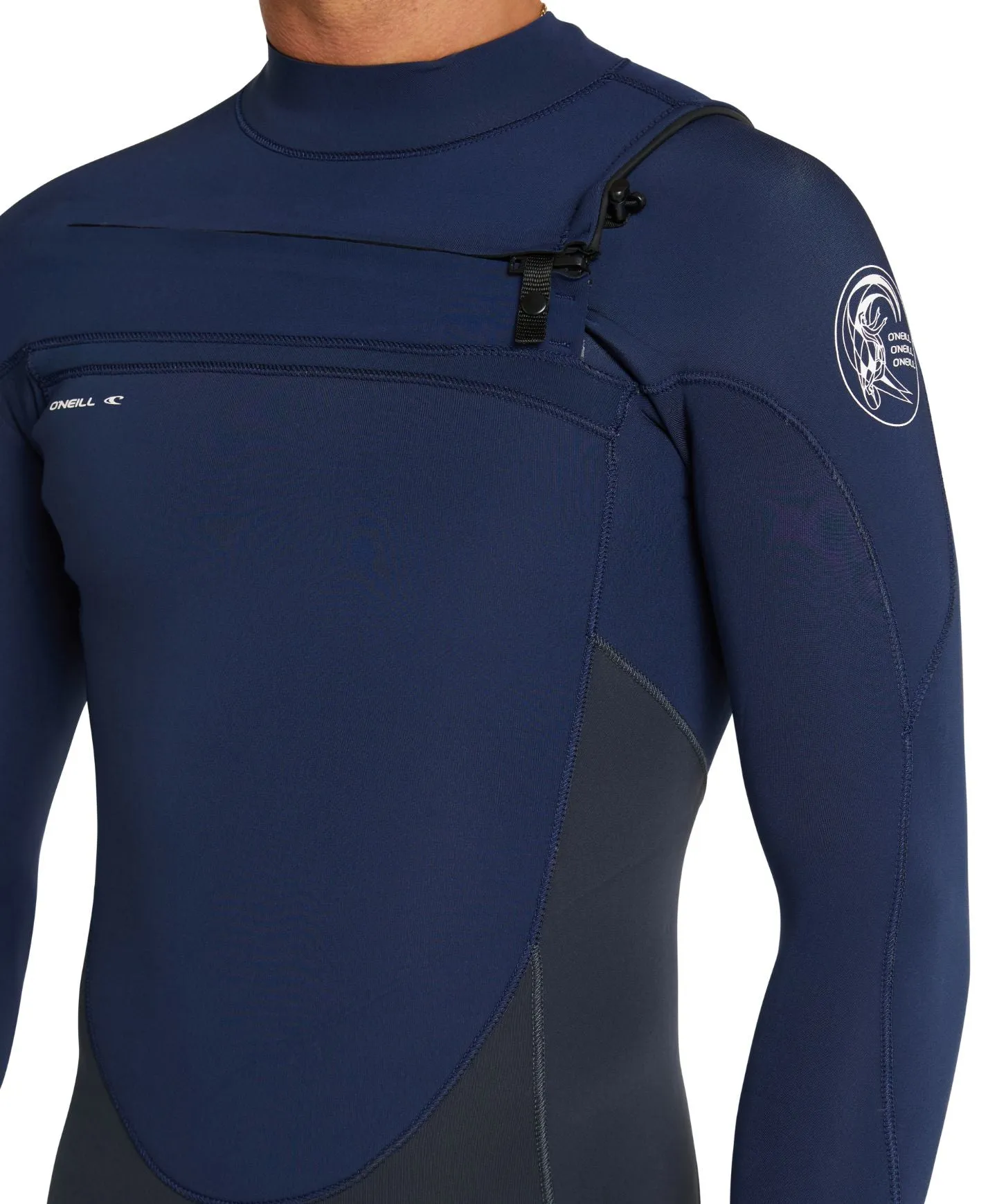 Defender 3/2mm Steamer Chest Zip Wetsuit - Gunmetal Navy