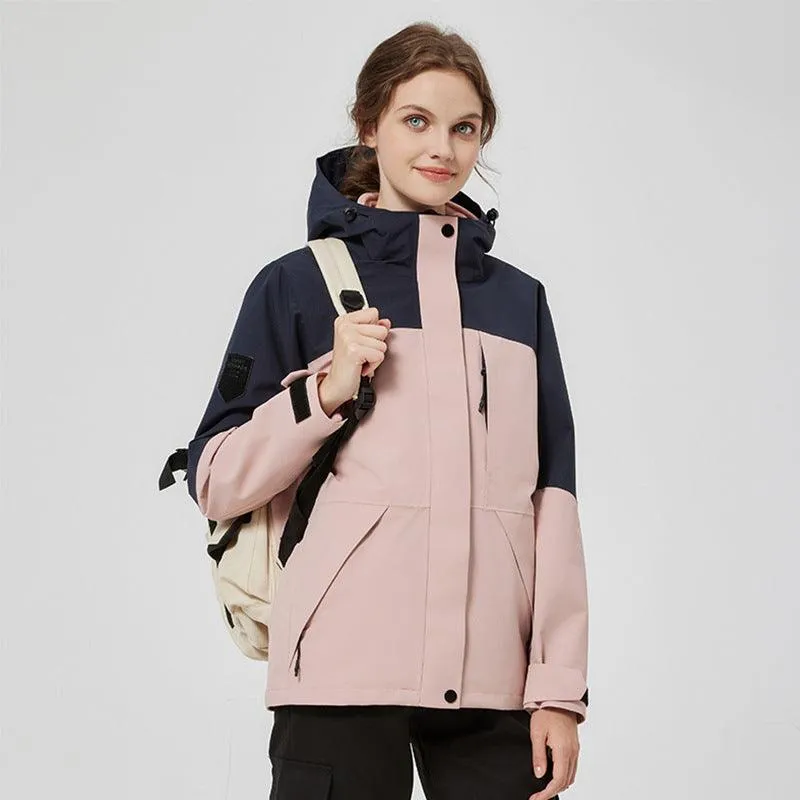 Fall Winter Waterproof Two-piece Coat Set