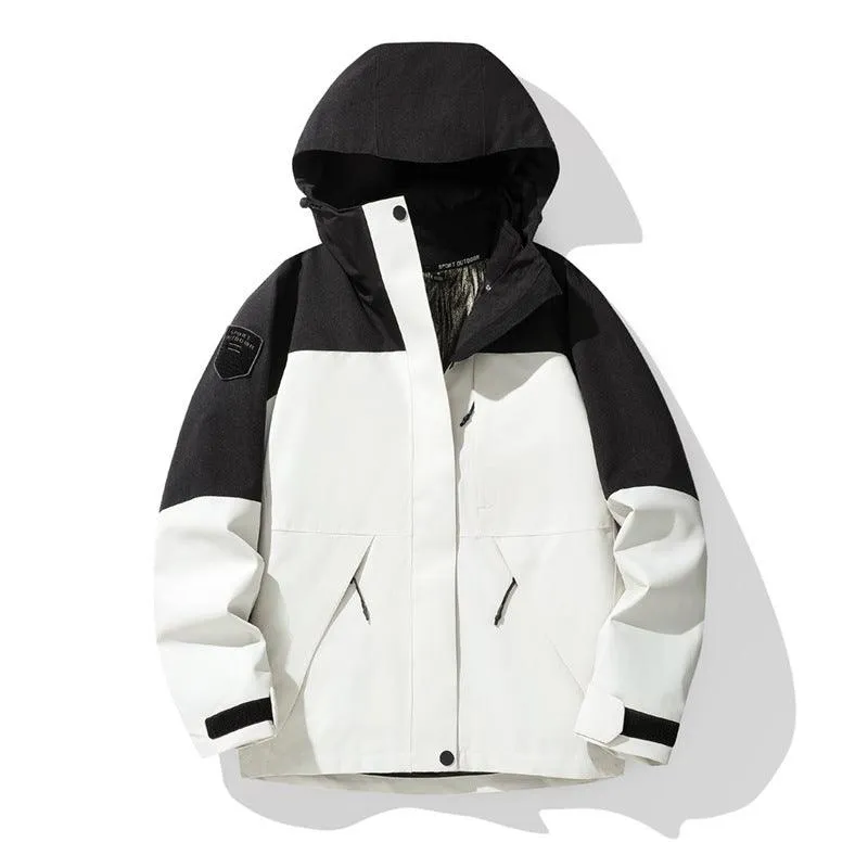 Fall Winter Waterproof Two-piece Coat Set