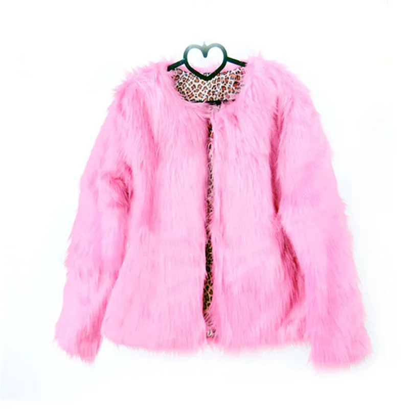 Faux Fur Coat Long Fox Fur Women's Short