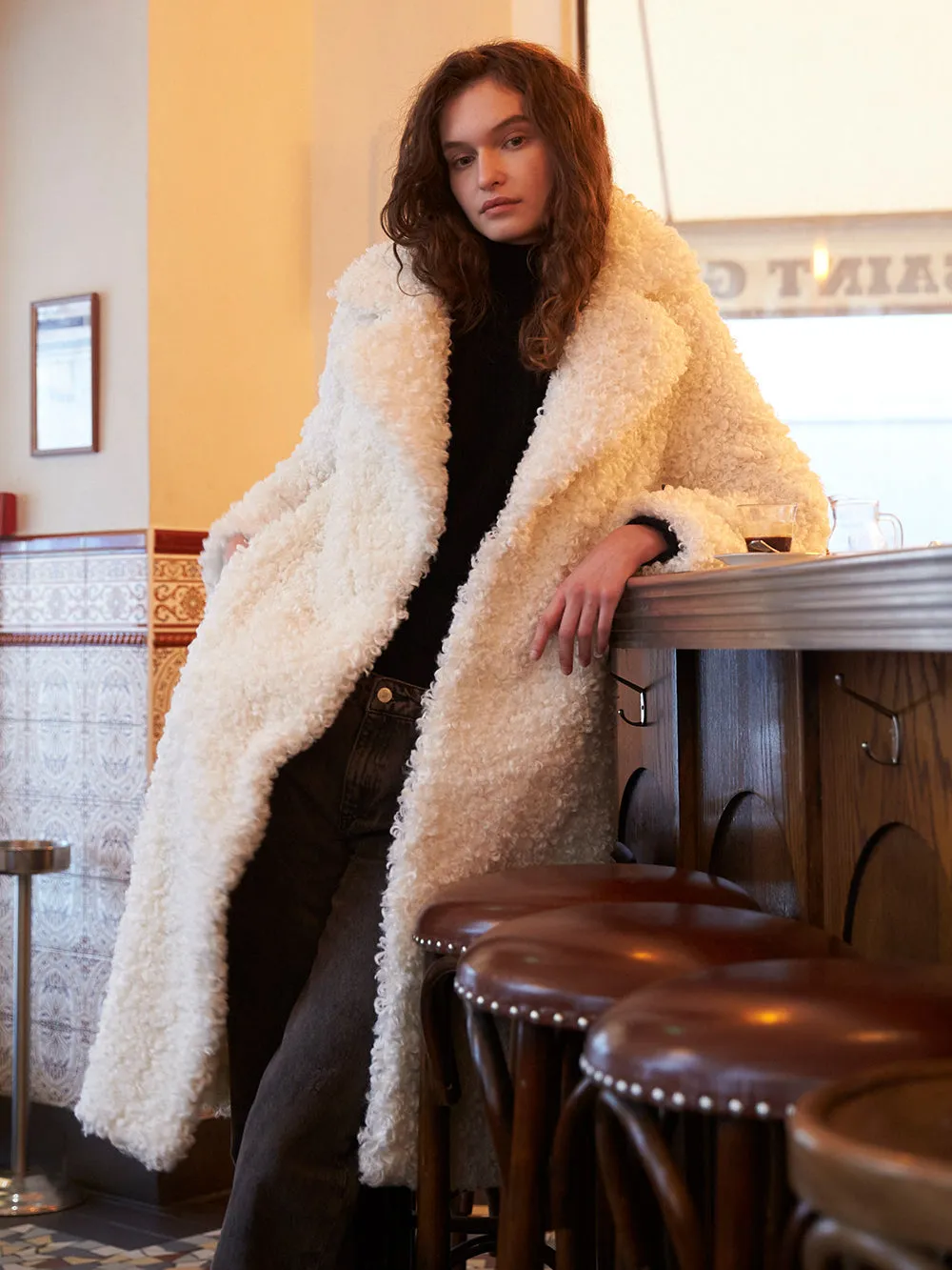 FAUX FUR EVER LONG COAT