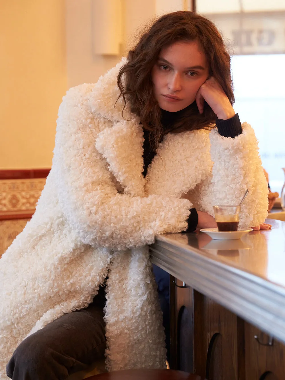 FAUX FUR EVER LONG COAT