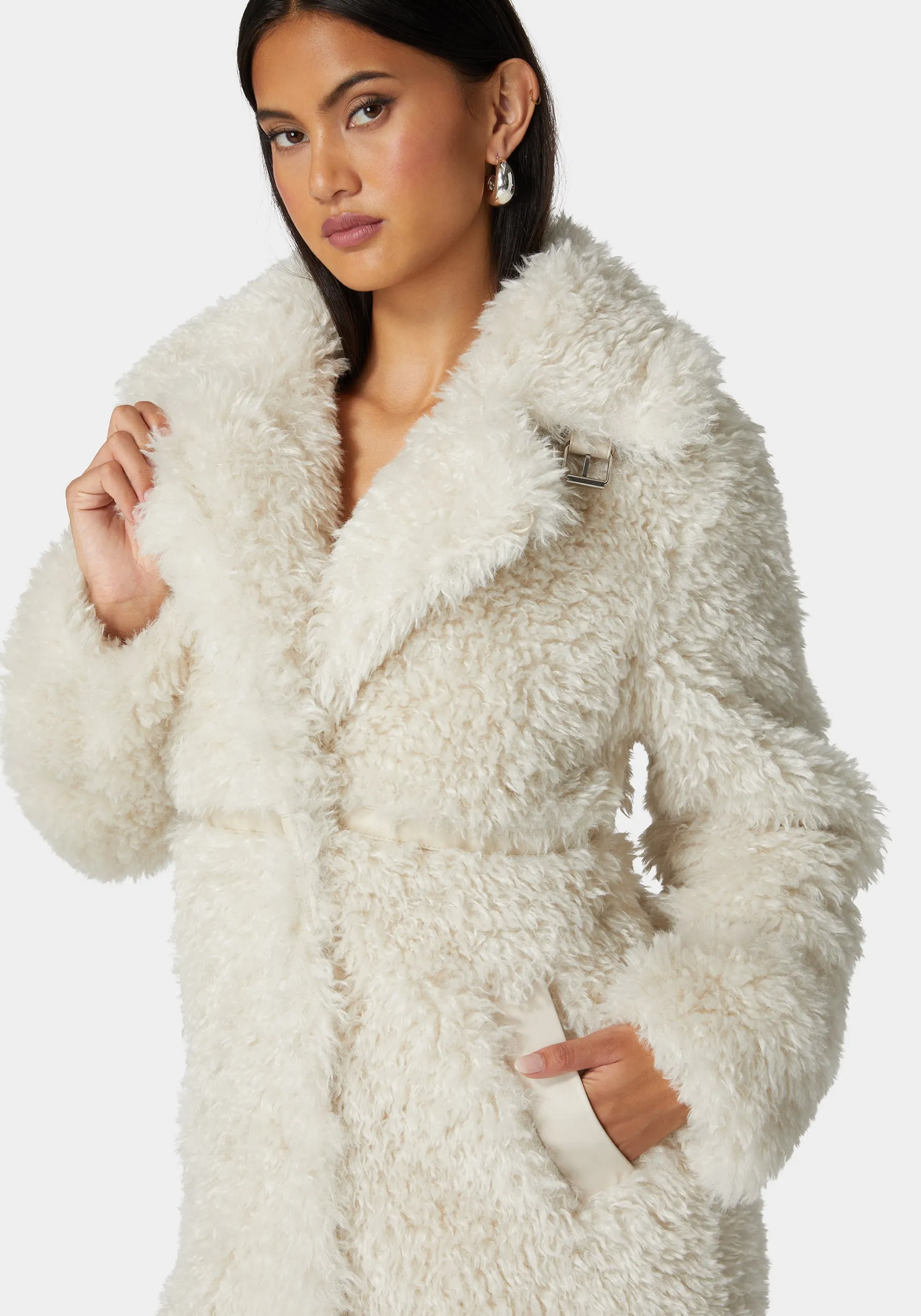 Faux Fur Maxi Coat