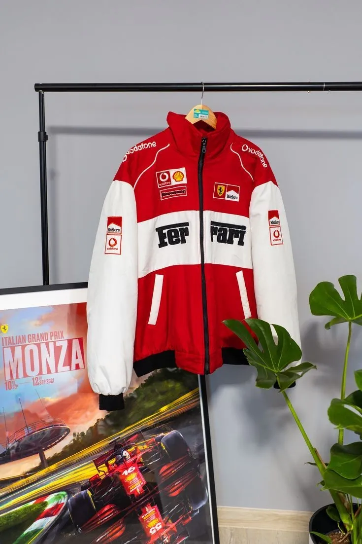 Ferrari F1 Vintage Racing Jacket - Evelate Your Style